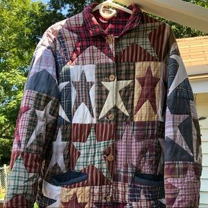 Quilted reversible jacket